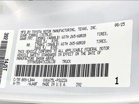 Used 2026 Toyota Tundra 1794 Edition image 35