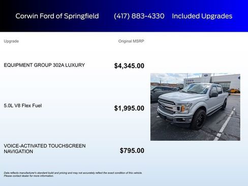 Used 2019 Ford F150 XLT w/ Equipment Group 302A Luxury AWD/4WD image 5