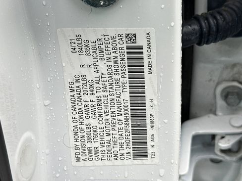 Used 2022 Honda Civic Sport image 27