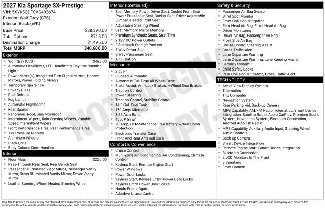 New 2027 Kia Sportage SX AWD/4WD image 31