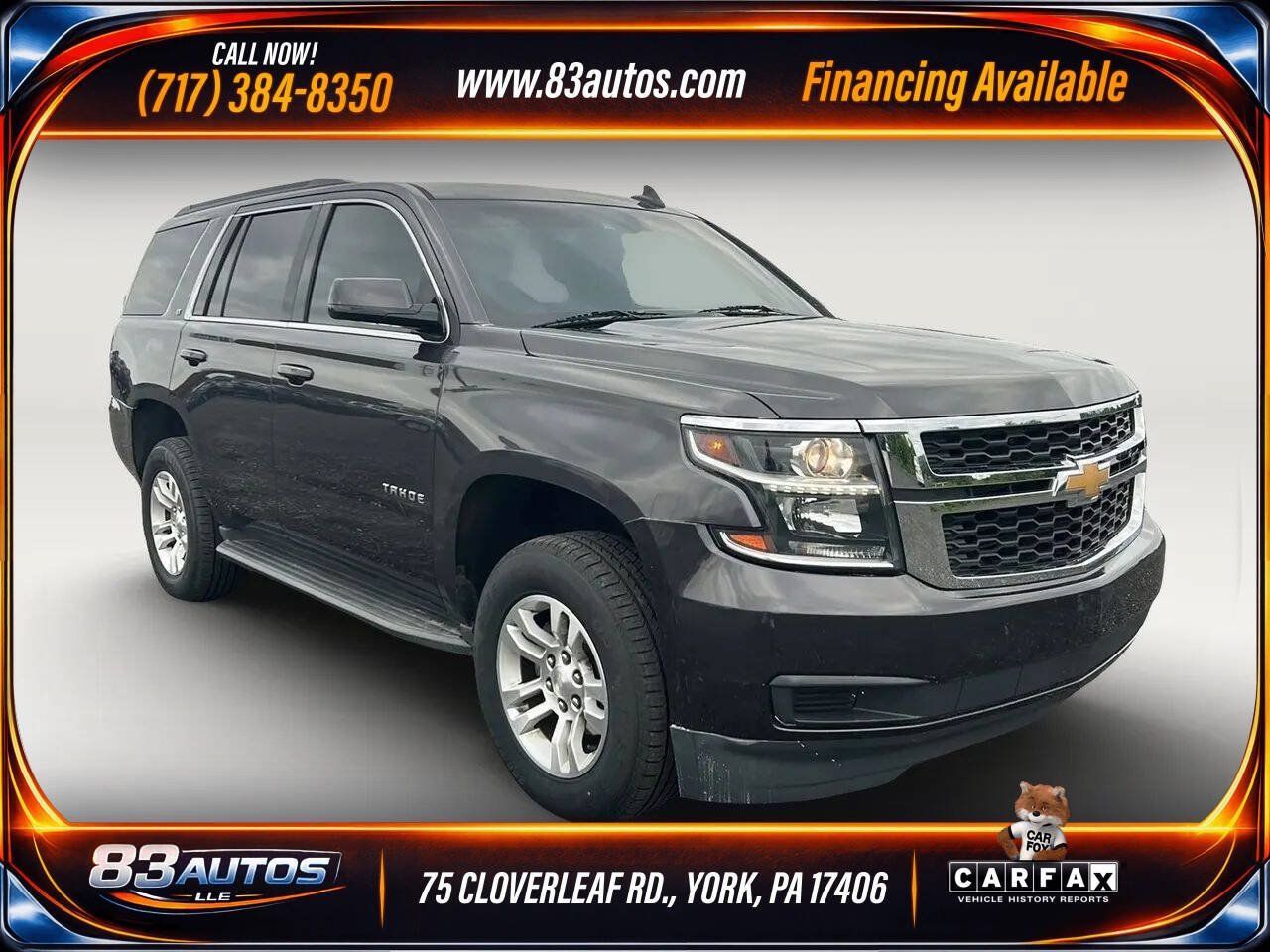 Used 2017 Chevrolet Tahoe LT AWD/4WD image 1