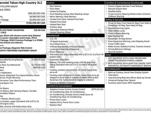 Used 2023 Chevrolet Tahoe High Country AWD/4WD image 5