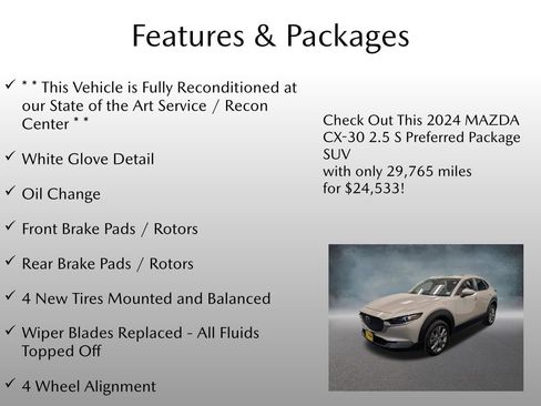 Certified 2024 MAZDA CX-30 AWD 2.5 S w/ Preferred Package image 4