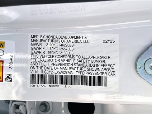 Used 2025 Honda Accord Sport image 35