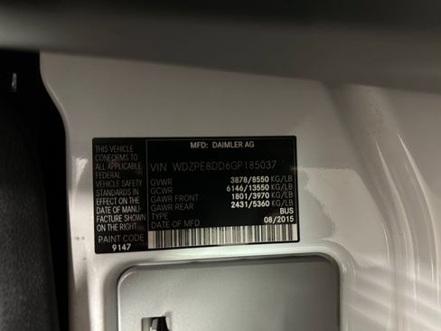 Used 2016 Mercedes-Benz Sprinter 2500 image 11