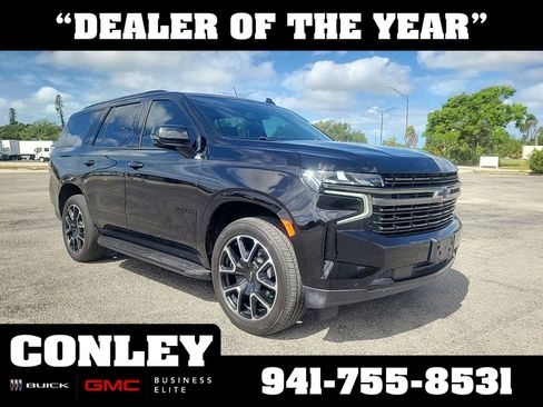 Used 2021 Chevrolet Tahoe RST w/ Luxury Package RWD image 1