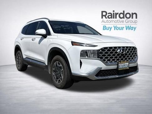 Used 2021 Hyundai Santa Fe Blue AWD/4WD image 1