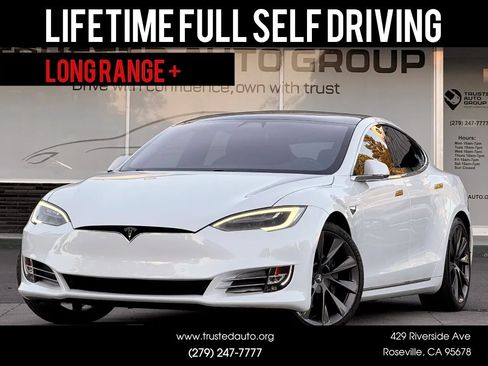 Used 2020 Tesla Model S Long Range Plus AWD/4WD image 1