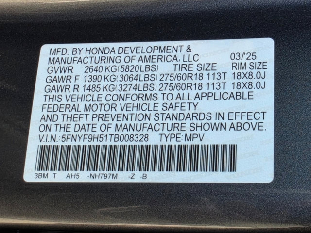 Certified 2026 Honda Passport TrailSport image 32