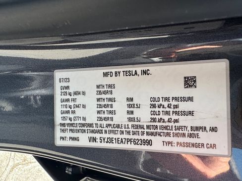 Used 2023 Tesla Model 3 Standard Range RWD image 21