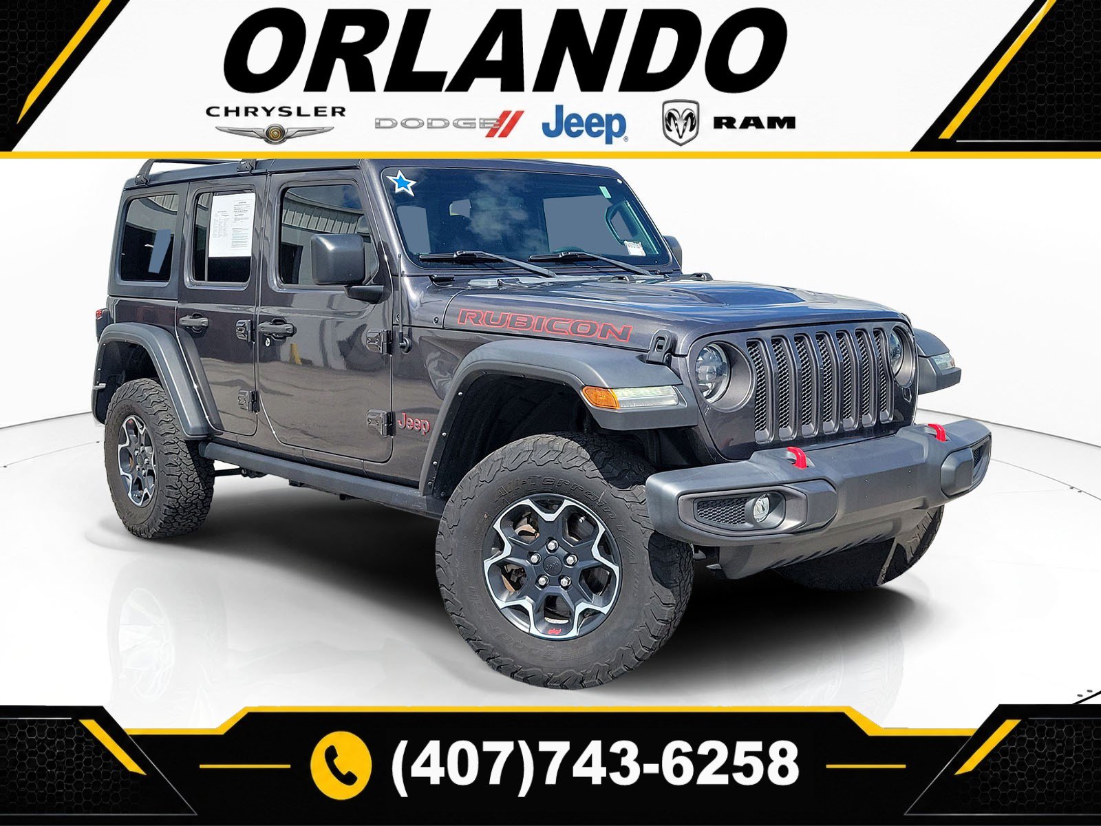 Used 2023 Jeep Wrangler Unlimited Rubicon w/ LED Lighting Group AWD/4WD image 1