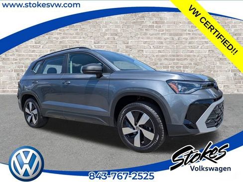 Certified 2025 Volkswagen Taos S AWD/4WD image 1