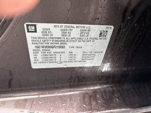 Used 2016 Chevrolet Silverado 2500 LT w/ LT Convenience Package image 9