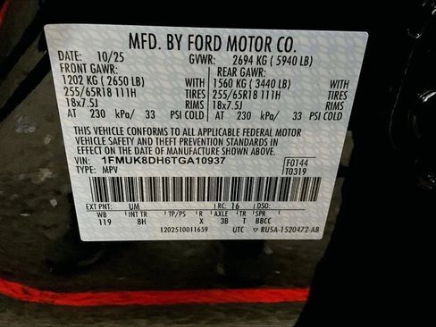 New 2026 Ford Explorer Active image 33