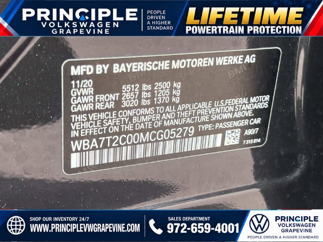 Used 2021 BMW 740i w/ Premium Package RWD image 29