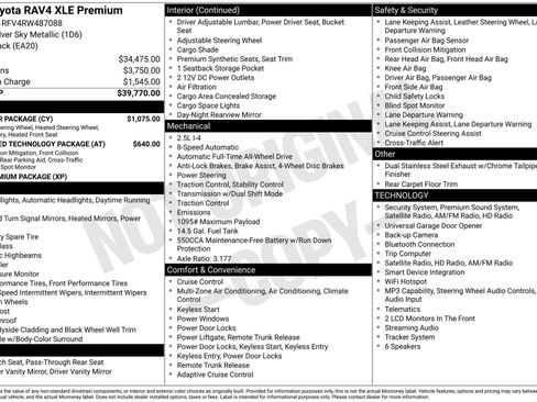 Used 2024 Toyota RAV4 XLE Premium w/ Weather Package AWD/4WD image 23