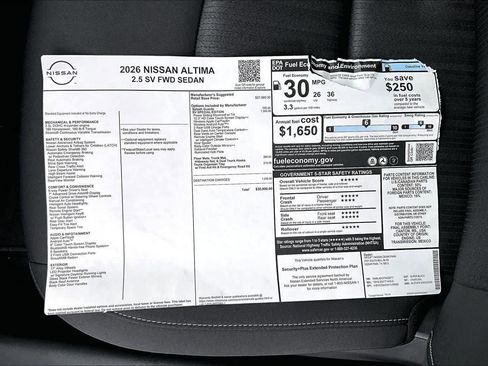 New 2026 Nissan Altima 2.5 SV FWD image 21