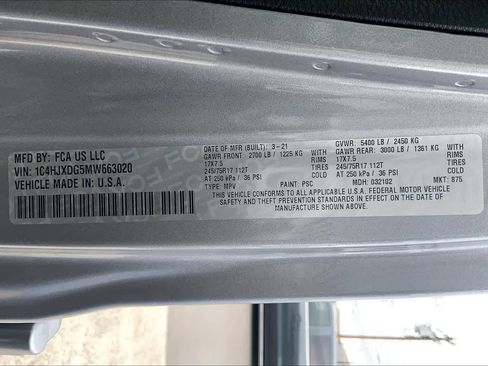 Used 2021 Jeep Wrangler Unlimited Sport image 21