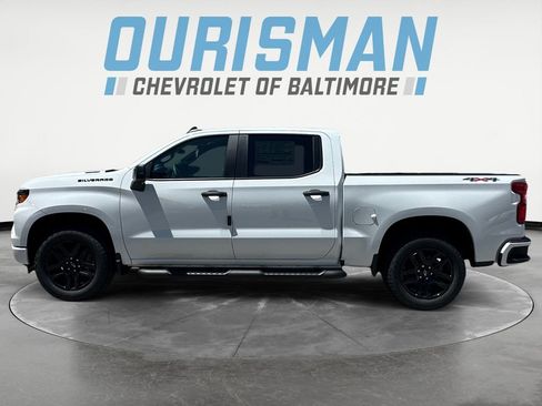 New 2026 Chevrolet Silverado 1500 Custom w/ Turbomax Blackout Package AWD/4WD image 3