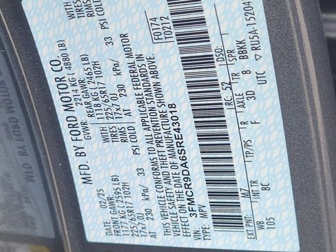 Certified 2025 Ford Bronco Sport Badlands w/ Badlands Tech Package image 35