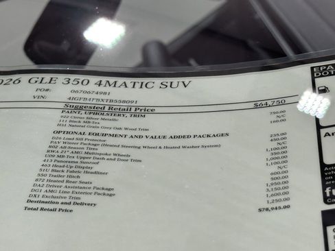 New 2026 Mercedes-Benz GLE 350 4MATIC image 19