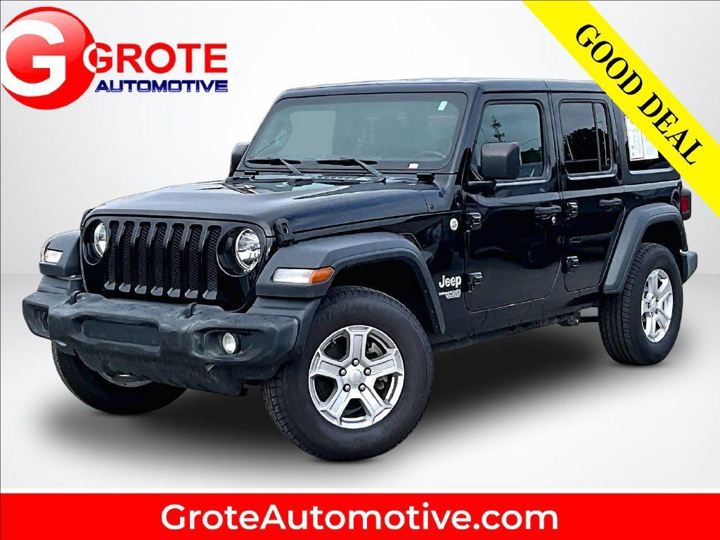 Used 2018 Jeep Wrangler Unlimited Sport S AWD/4WD image 1