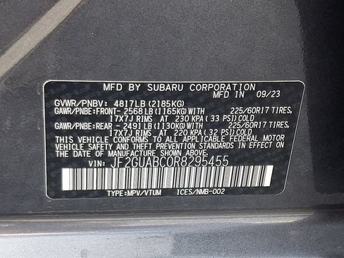 Certified 2024 Subaru Crosstrek 2.0i w/ Popular Package #4 AWD/4WD image 27