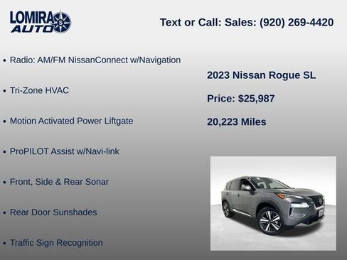 Used 2023 Nissan Rogue SL AWD/4WD image 27