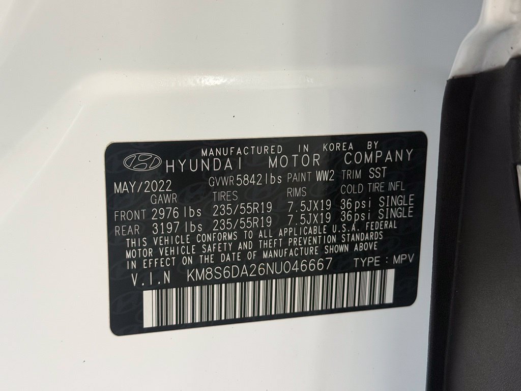 Certified 2022 Hyundai Santa Fe SEL Convenience AWD/4WD image 27