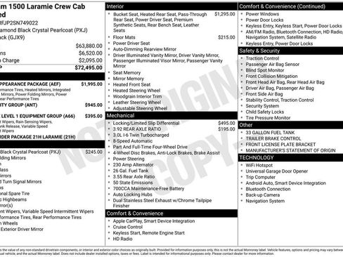 Used 2025 RAM 1500 Laramie w/ Sport Appearance Package image 5