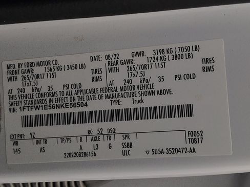 Used 2022 Ford F150 XL w/ Trailer Tow Package AWD/4WD image 33
