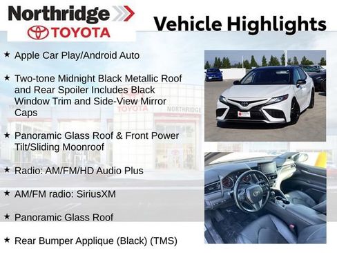 Used 2021 Toyota Camry XSE FWD image 2