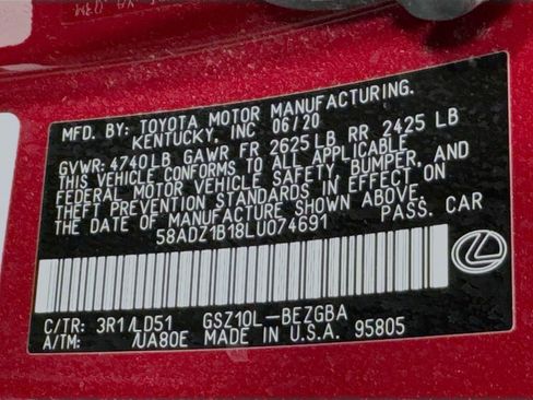 Used 2020 Lexus ES 350 w/ Premium Package image 39