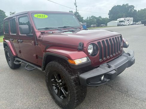 Used 2021 Jeep Wrangler Unlimited Sahara AWD/4WD image 1