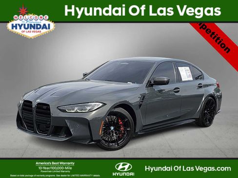 Used 2022 BMW M3 Competition w/ M Carbon Exterior Package AWD/4WD image 1