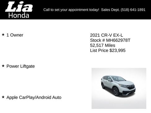 Used 2021 Honda CR-V EX-L image 6