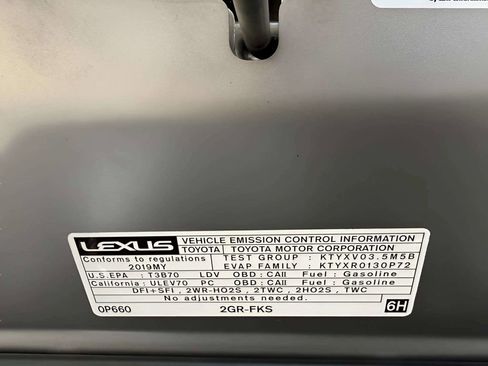 Used 2019 Lexus ES 350 w/ Accessory Package FWD image 42