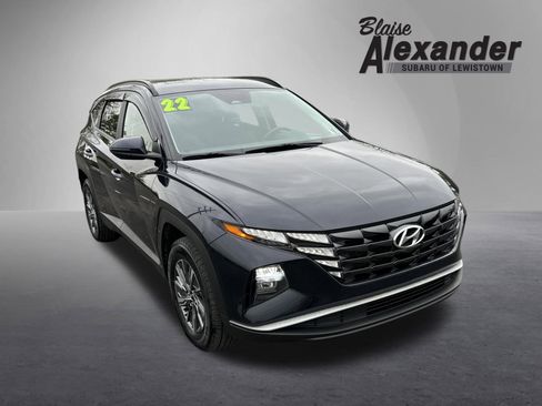 Used 2022 Hyundai Tucson Blue AWD/4WD image 1