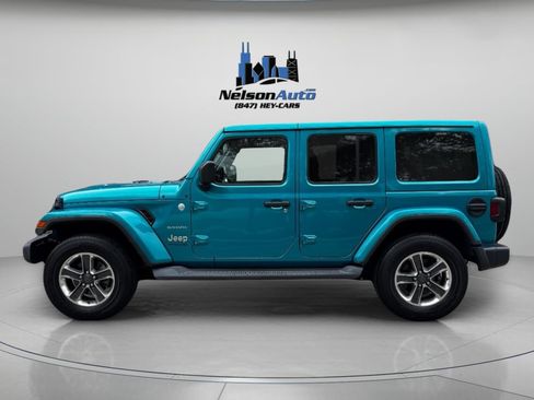 Used 2020 Jeep Wrangler Unlimited Sahara w/ Uconnect 4C Nav & Sound Group AWD/4WD image 9