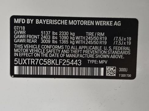 Used 2019 BMW X3 sDrive30i w/ Premium Package RWD image 34