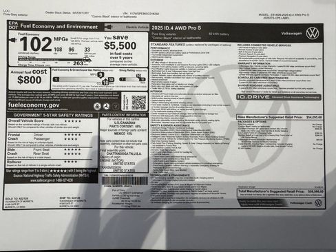 New 2025 Volkswagen ID.4 Pro S image 3