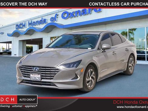 Used 2021 Hyundai Sonata Blue FWD image 1