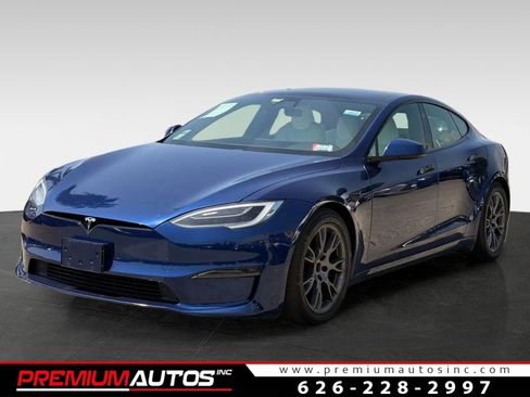 Used 2021 Tesla Model S Long Range AWD/4WD image 1