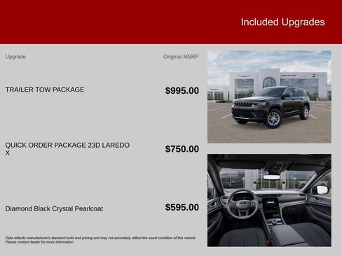 New 2025 Jeep Grand Cherokee Laredo X w/ Trailer Tow Package image 7