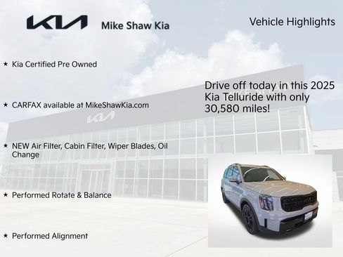 Certified 2025 Kia Telluride EX X-Line AWD/4WD image 10