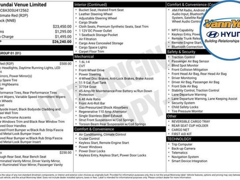 New 2025 Hyundai Venue Limited image 11