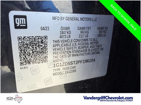 Used 2023 Chevrolet Malibu LT FWD image 28