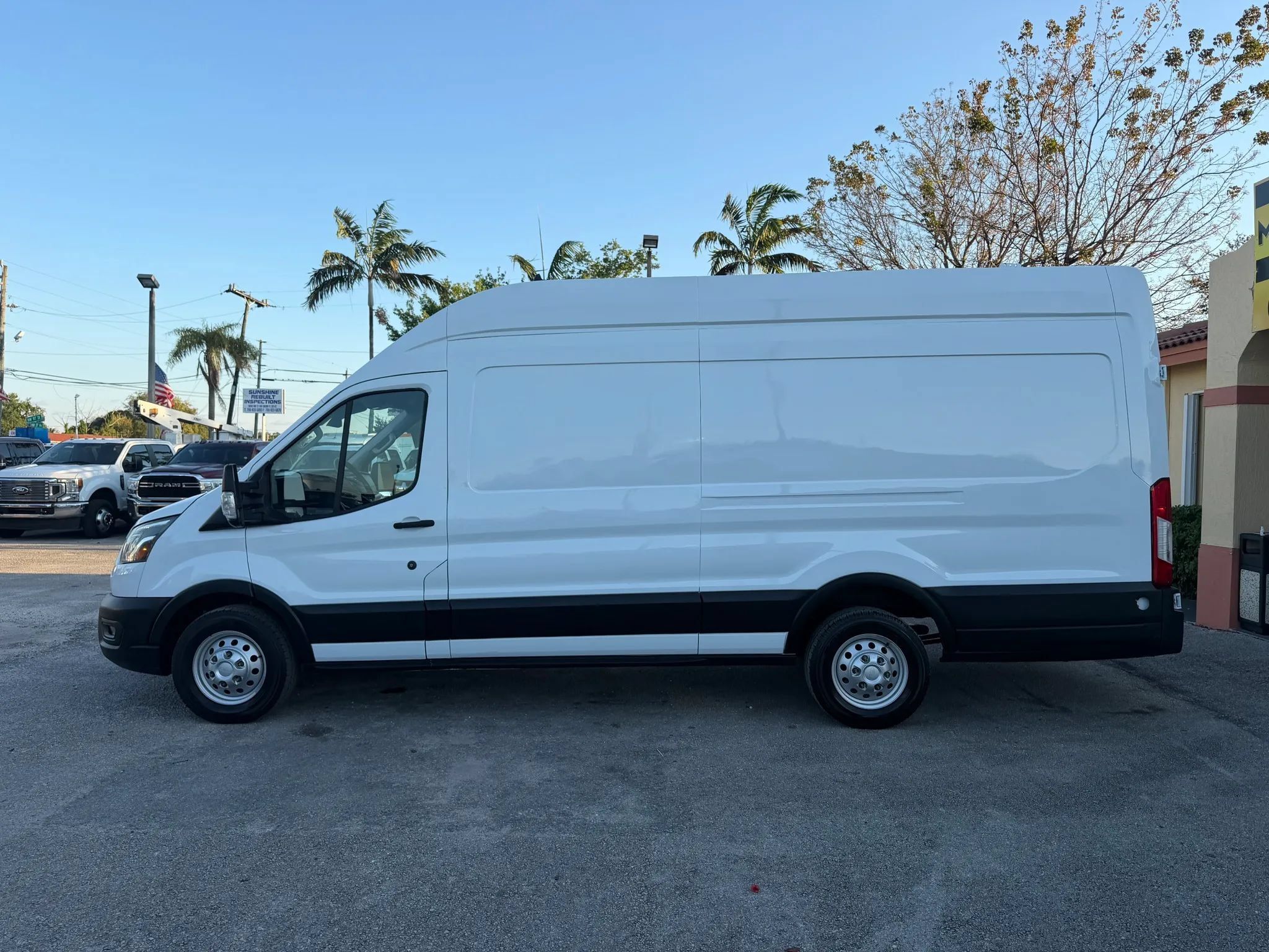 Used 2023 Ford Transit 350 148 High Roof Extended AWD w/ Load Area Protection Package image 2