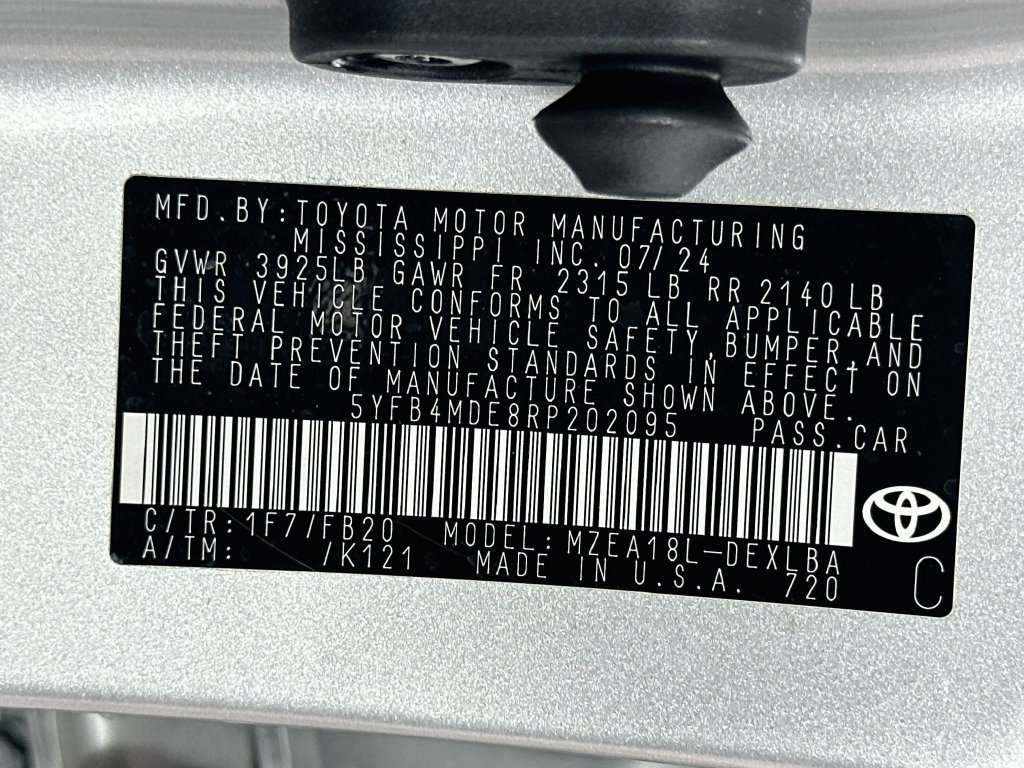 Certified 2024 Toyota Corolla LE FWD image 30
