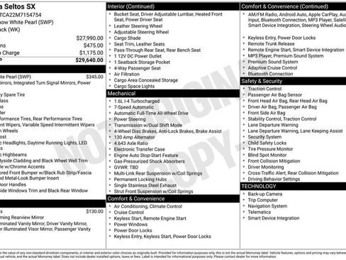 Certified 2021 Kia Seltos SX image 4